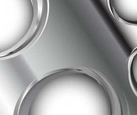 Metal circles abstract background vector