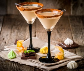 Milk cocktail Stock Photo