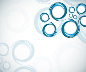 Modern circles background vector