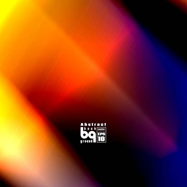 Multicolor blurs art background design vector 01