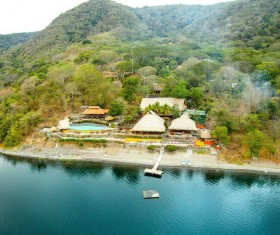 Natural landscape resort Stock Photo