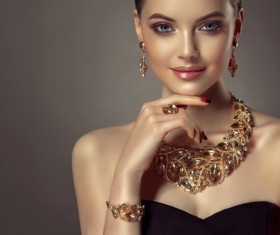 Noble and elegant female model Stock Photo 01