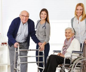 Nursing Old People Stock Photo 02
