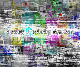 Pendy Glitchy Photoshop Brushes