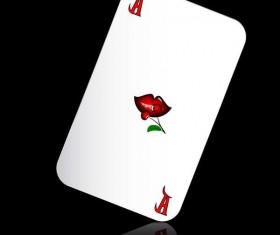 Playing cards illustration vector material 01