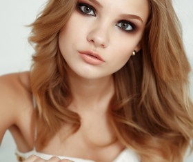 Pure and beautiful young girl Stock Photo 02
