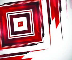 Red abstract modern background vector