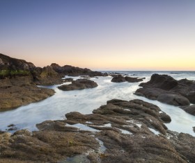 Reef by the sea Stock Photo 01