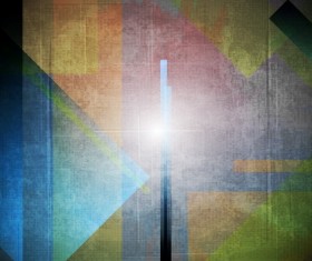 Retro colored grunge background vector