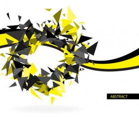 Shard with abstract background vector