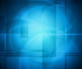 Shiny blue background art vector material