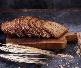 Sliced rye bread Stock Photo 01