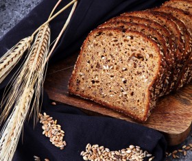 Sliced rye bread Stock Photo 04