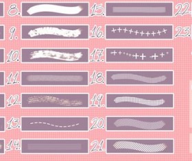 Some Border Photoshop Brushes