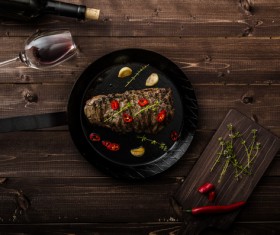 Spicy Grill and spices Stock Photo 03