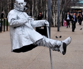 Street art performances Stock Photo 01