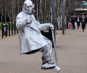 Street art performances Stock Photo 02