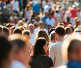 Street crowd Stock Photo 01