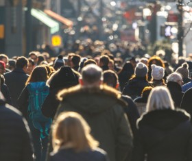 Street crowd Stock Photo 02