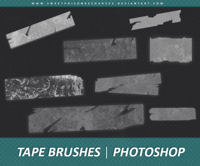 Tape Photoshop Brushes