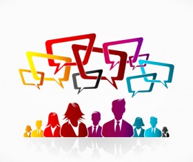 Team business background vector