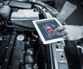 Technical vehicle maintenance Stock Photo 06