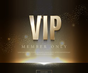VIP member background design vector