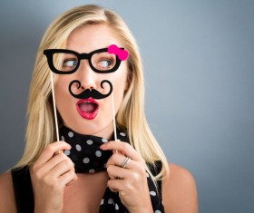 Various Funny expressions woman Stock Photo 05