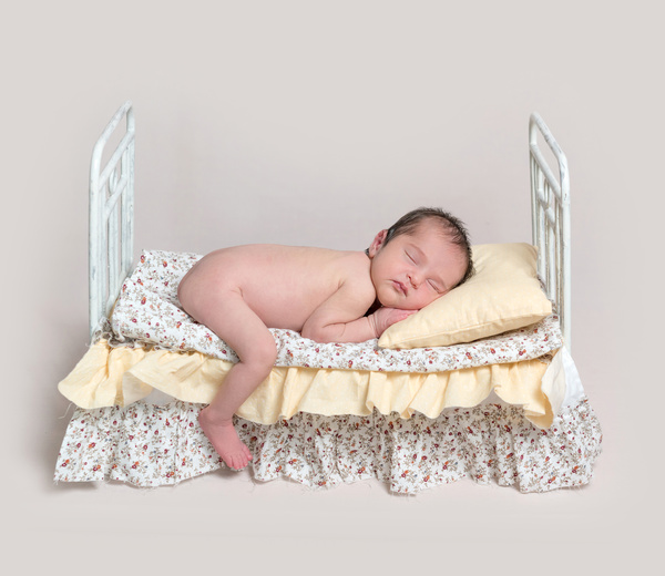 Various sleeping position cute baby Stock Photo 02