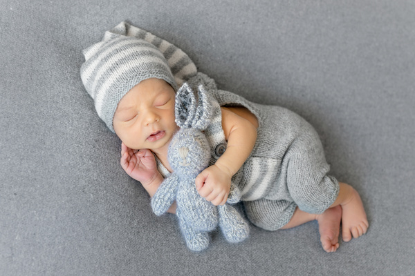 Various sleeping position cute baby Stock Photo 06