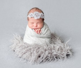 Various sleeping position cute baby Stock Photo 09