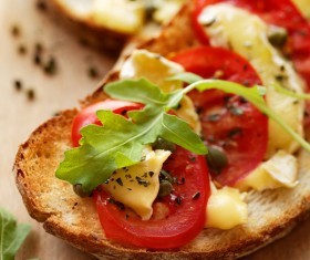 Vegetable cheese sandwich Stock Photo