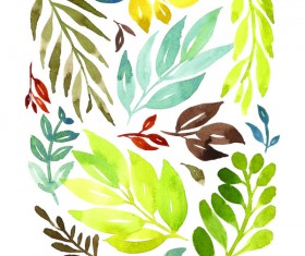 Watercolor Prints Stock Photo 05