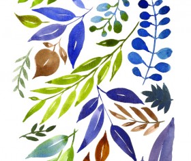 Watercolor Prints Stock Photo 06