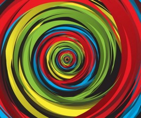 Whirl paint abstract background vector