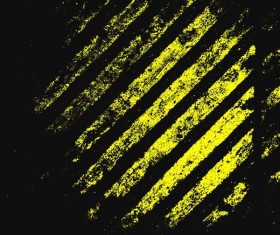 Yellow trie track with black background vector