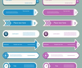 business banners vector illustration