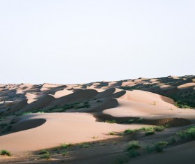 empty sandy dune Stock Photo