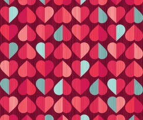heart rows vector material