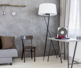 home interior in grey Stock Photo 08