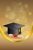 Education diploma with graduation cap and abstract background vector 04 ...