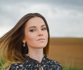young woman portrait Stock Photo