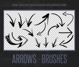 Abstract Arrow Photoshop Brushes
