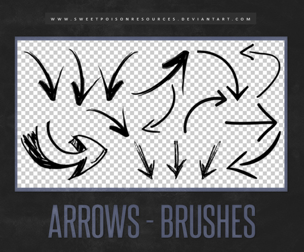 arrow photoshop brushes free download