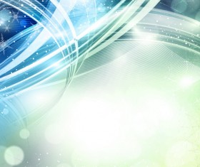 Abstract backgroun with shiny light and snowflake vector 01