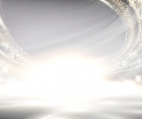 Abstract light with wavy background vector