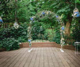 All kinds of beautiful wedding arch Stock Photo 01