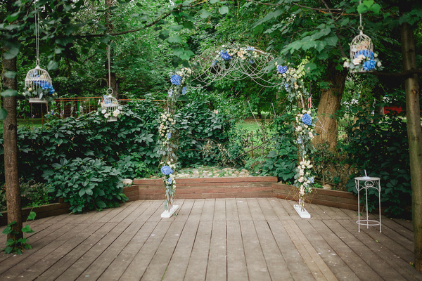 All kinds of beautiful wedding arch Stock Photo 01