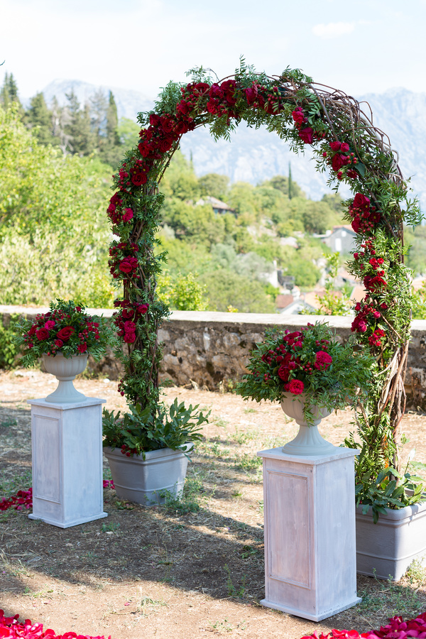 All kinds of beautiful wedding arch Stock Photo 03