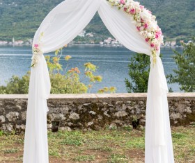All kinds of beautiful wedding arch Stock Photo 04